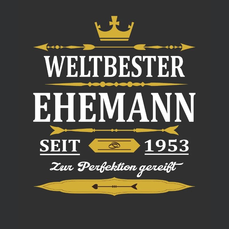 Weltbester Ehemann Seit 1953 Vintage Hochzeitstag