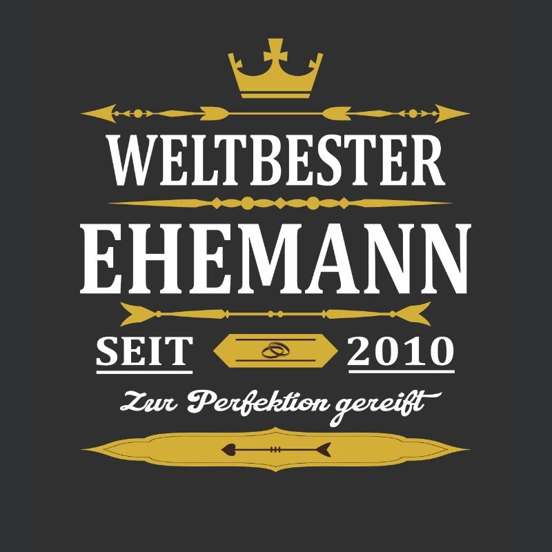 Weltbester Ehemann Seit 2010 Vintage Hochzeitstag