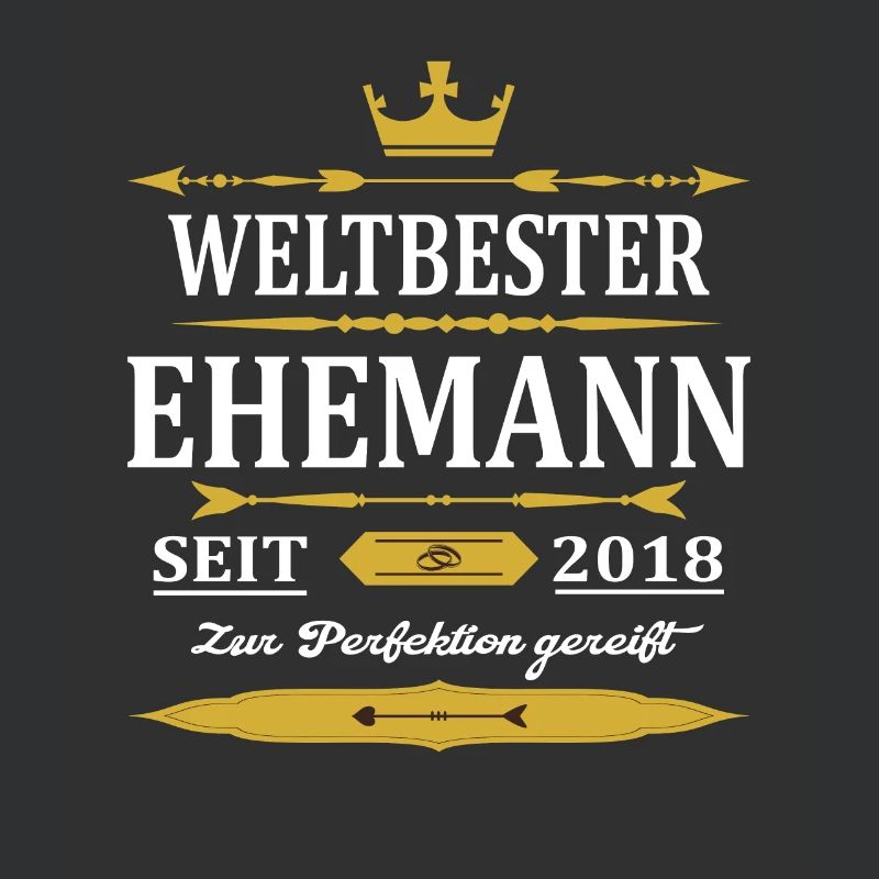 Weltbester Ehemann Seit 2018 Vintage Hochzeitstag