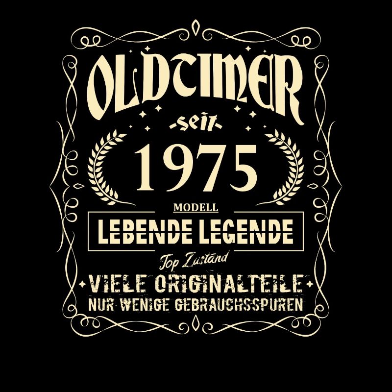 Oldtimer 1975 Geburtstag Lebende Legende Vintage