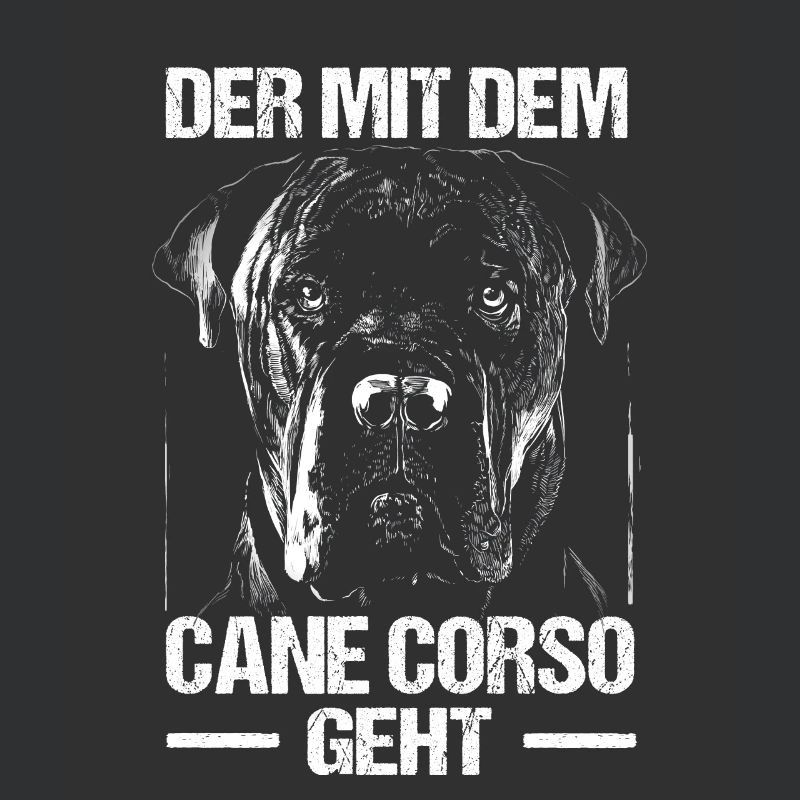 Der Mit Dem Cane Corso Geht Hunde Herrchen Gassi