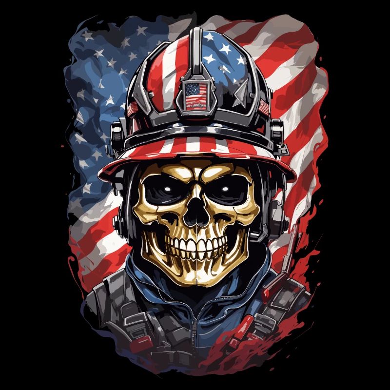 U.S. Fire Brigade Skulls
