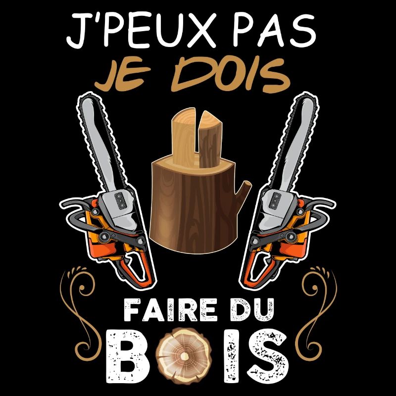 Couper Le Bois Humour Bûcheron