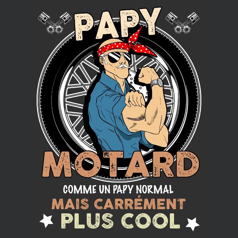 Le Papy Motard Le Plus Cool C'est Mon Papy