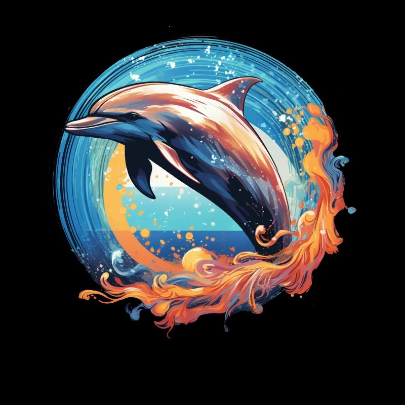 Delphin im Meer