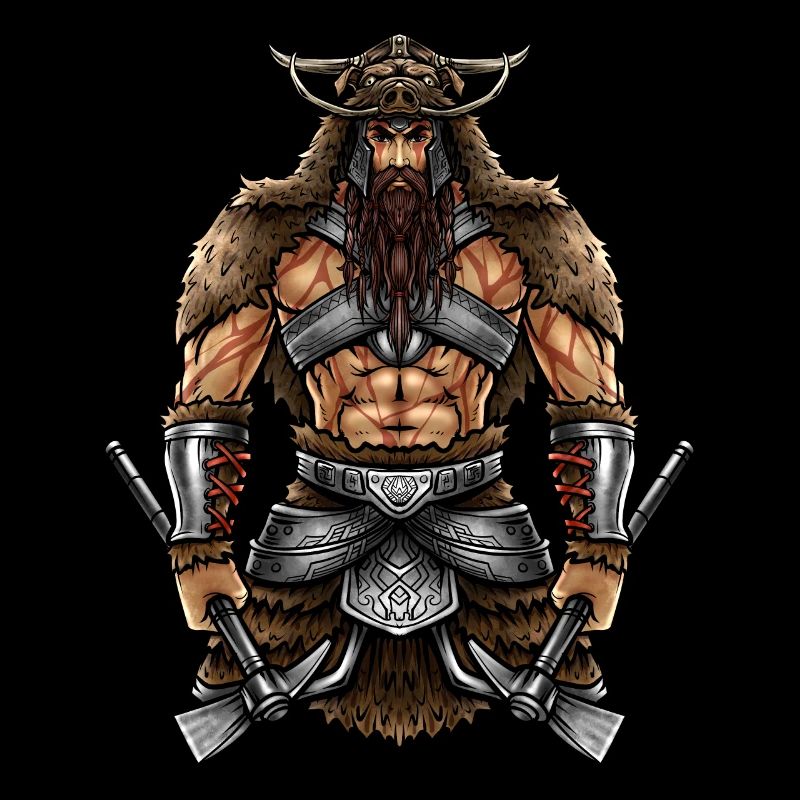 Nordischer Berserker | Wikinger Krieger Walhalla