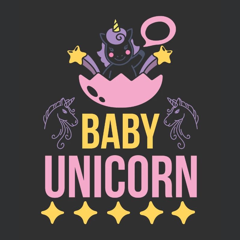 Bébé Einhorn Licorne