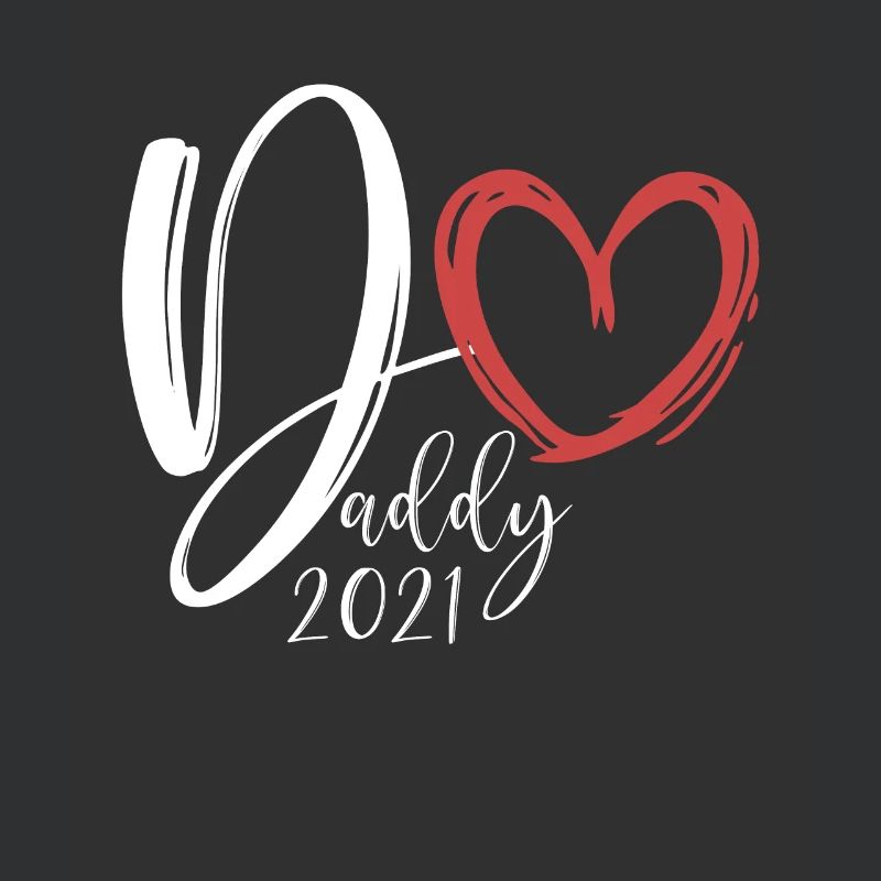 Daddy 2021 Partnerlook Werdende Vater Geschenk