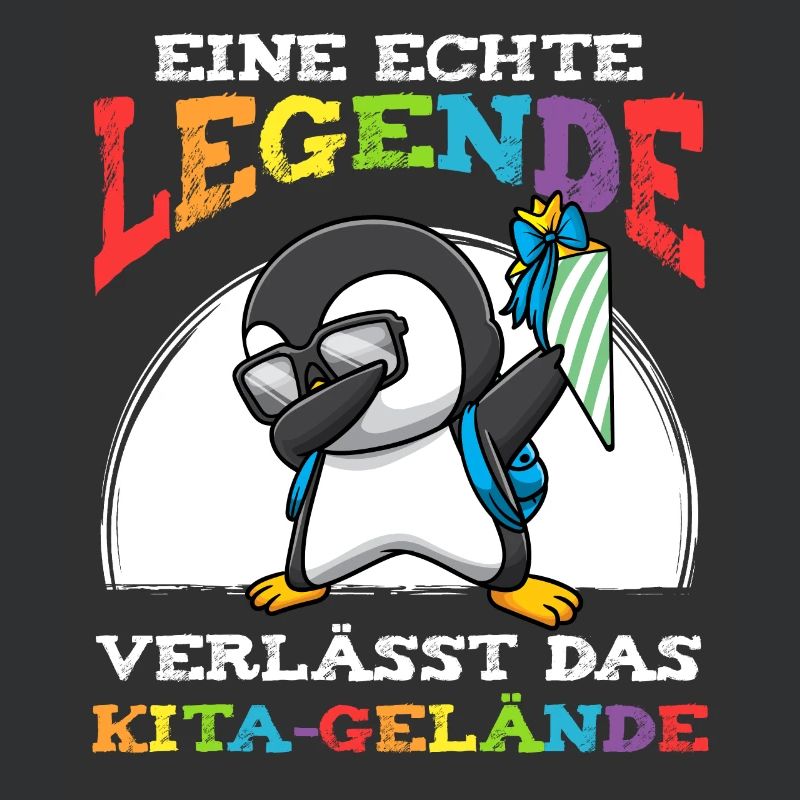 Schulkind Einschulung Pinguin