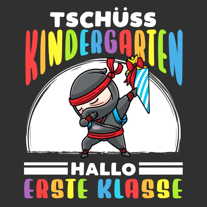 Schulkind Einschulung Ninja