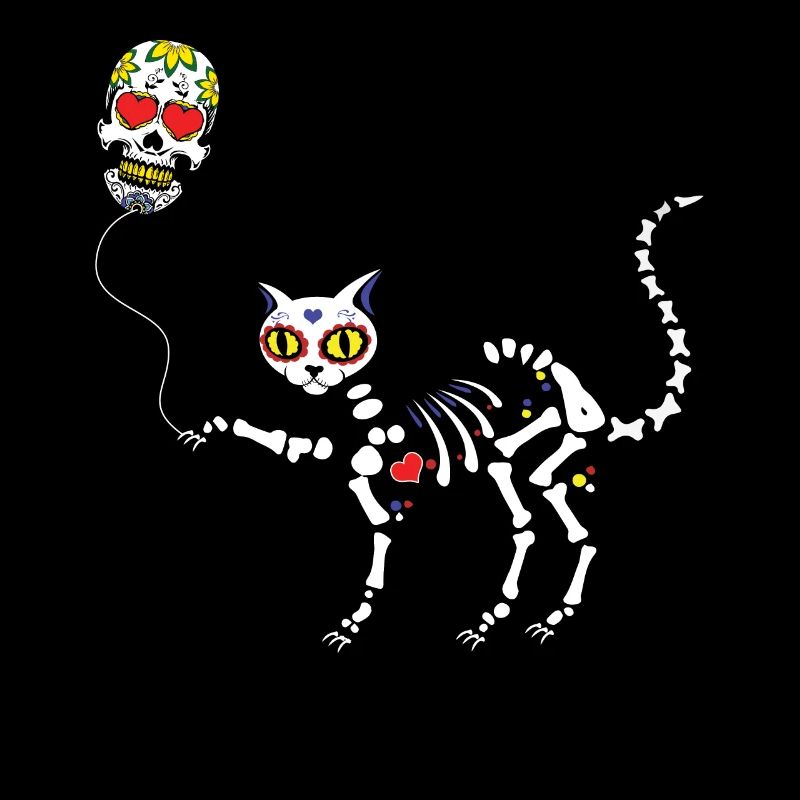 Sugarskull Cat Mexique Mexicain Happy Cinco De Mayo