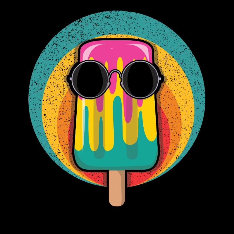 Plage 2022 Tropical Ice Pop Beach Été