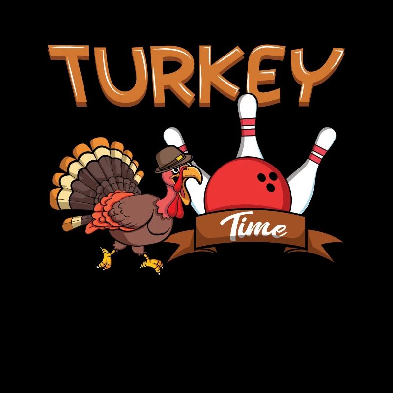 Heure de la dinde Bowling de dinde Thanksgiving