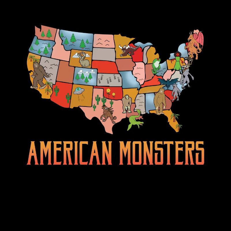 American Monsters Cryptid Monsters Myth Creatures