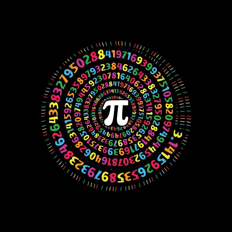 Fascinating Pi Tag Number Swirls