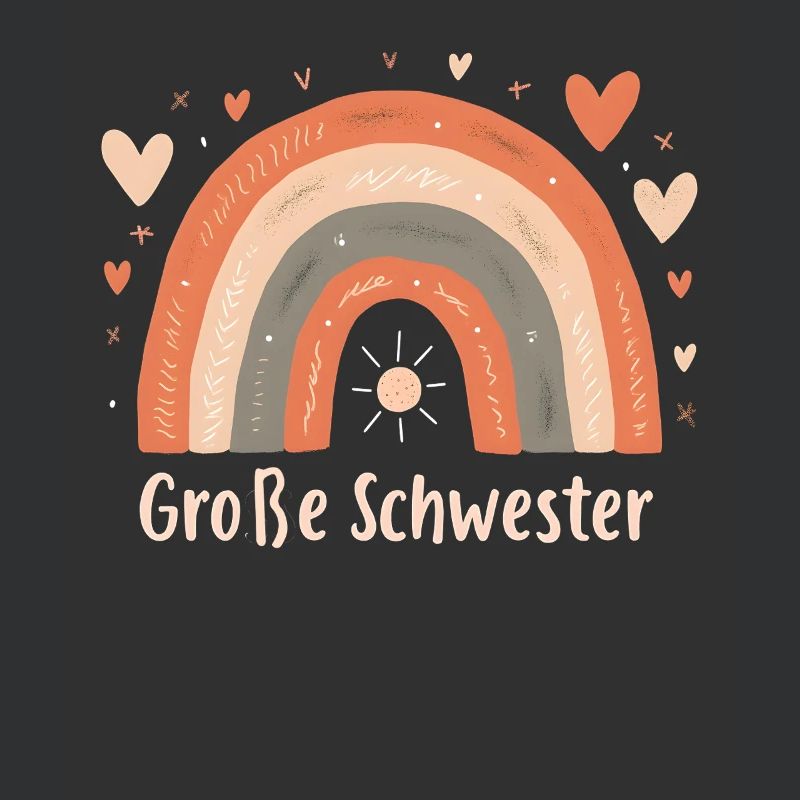 Große Schwester Regenbogen Boho