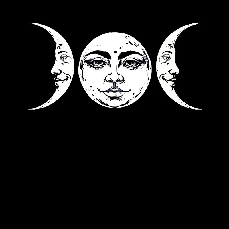 Ostara Phases de Lune Design Mystique
