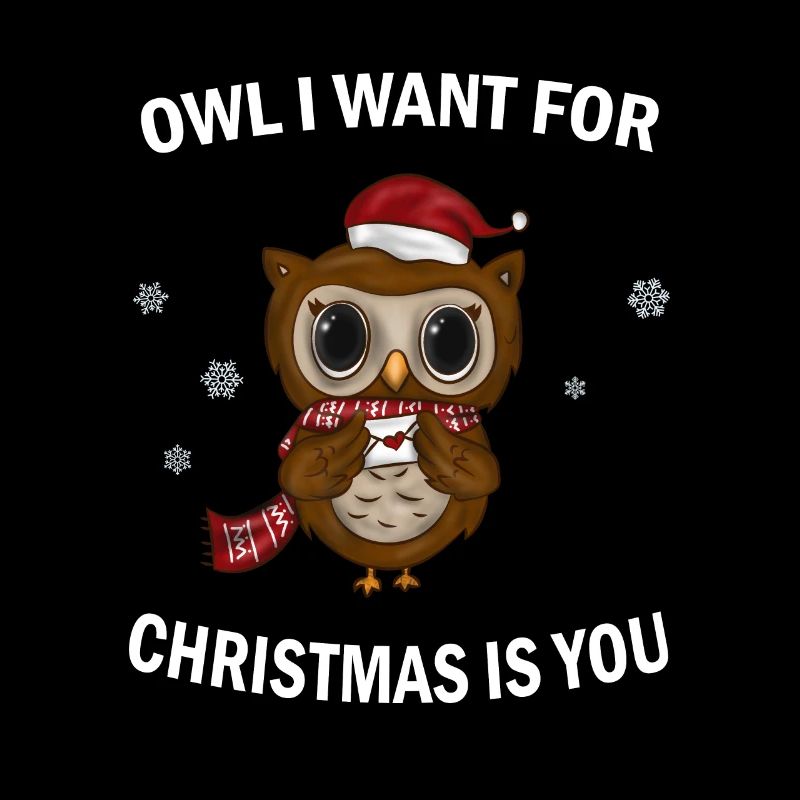 cute owl christmas
