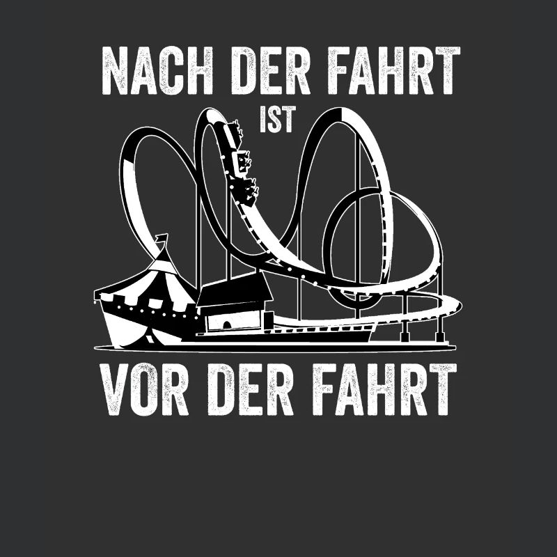 Achterbahnsüchtiger Achterbahn Freak Freizeitpark