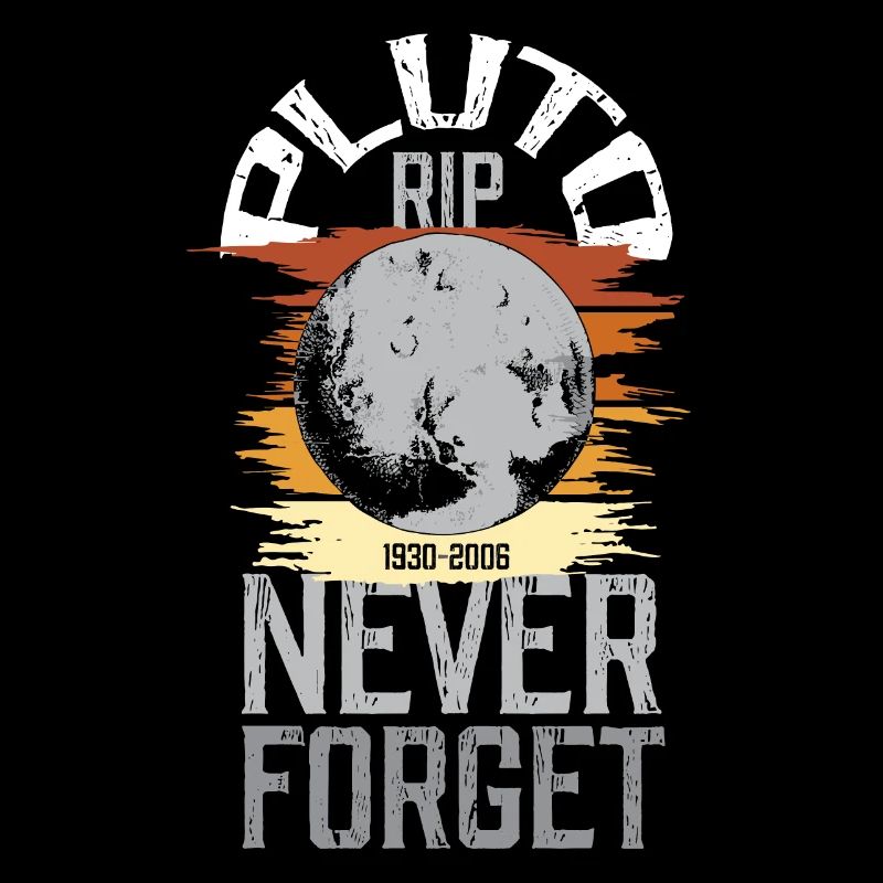 Sonnensystem Pluto RIP Niemals Vergessen