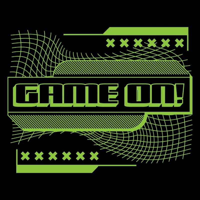 Game On Gaming Controller Gamer Geschenk Spruch