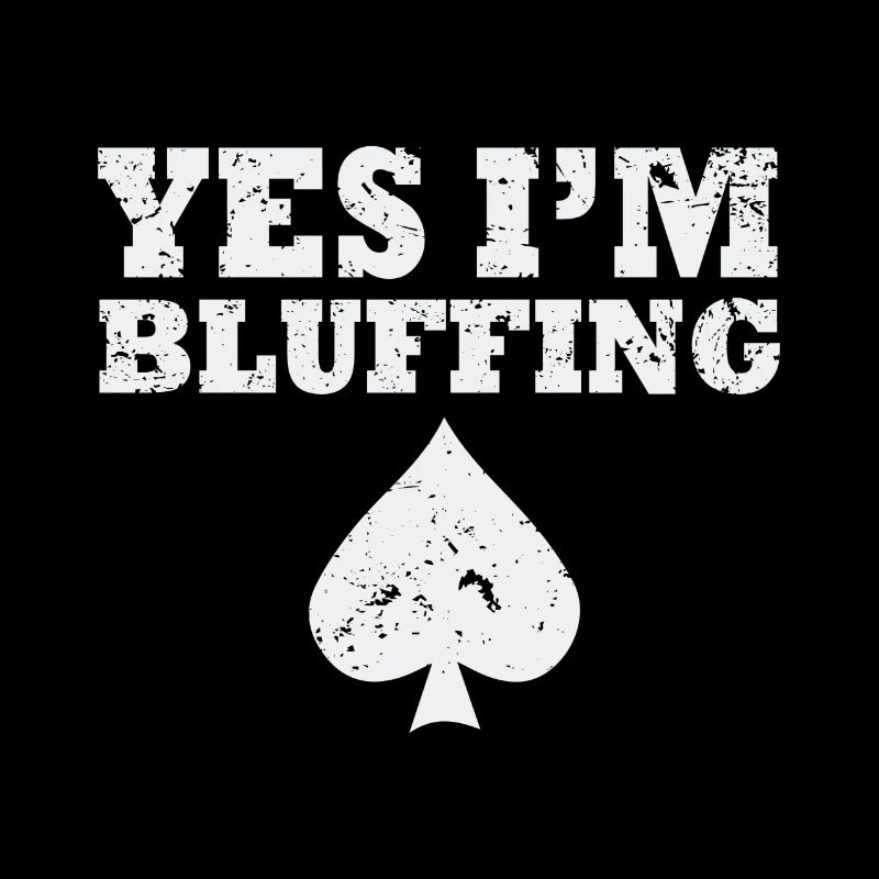 Sono bluff Poker Camicia