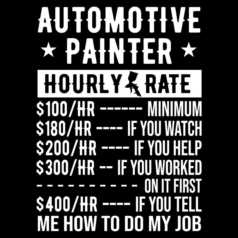 Automotive Car Painter Saying Auto Body Painter