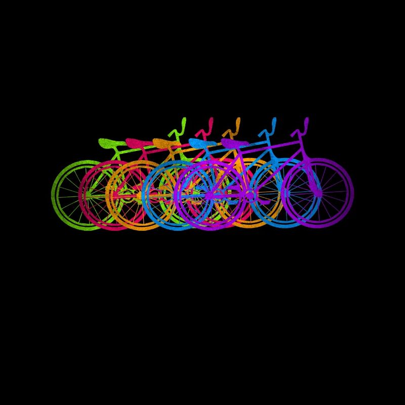 Fahrräder bunt Räder