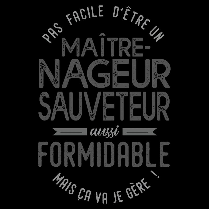 Maître-nageur sauveteur formidable cadeau métier