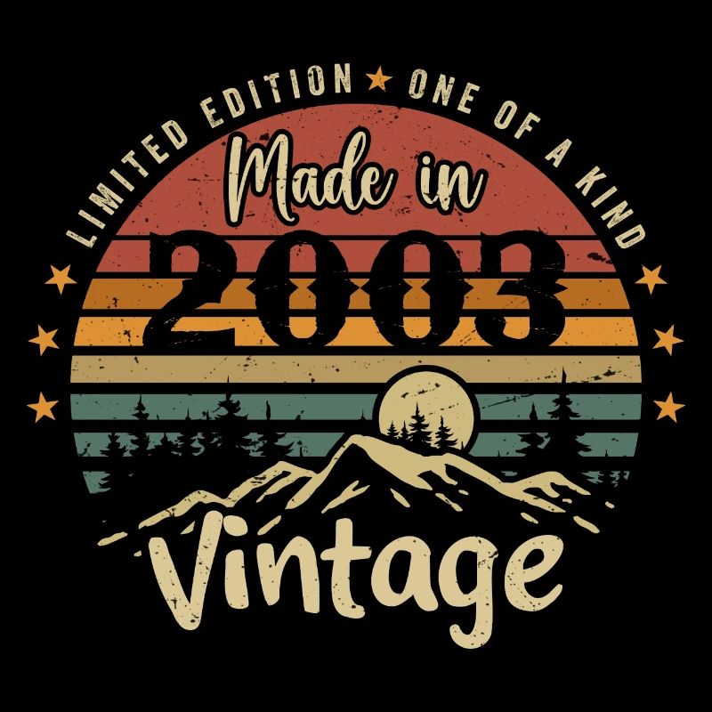 2003 Anniversaire Né En 2003 Édition Limitée