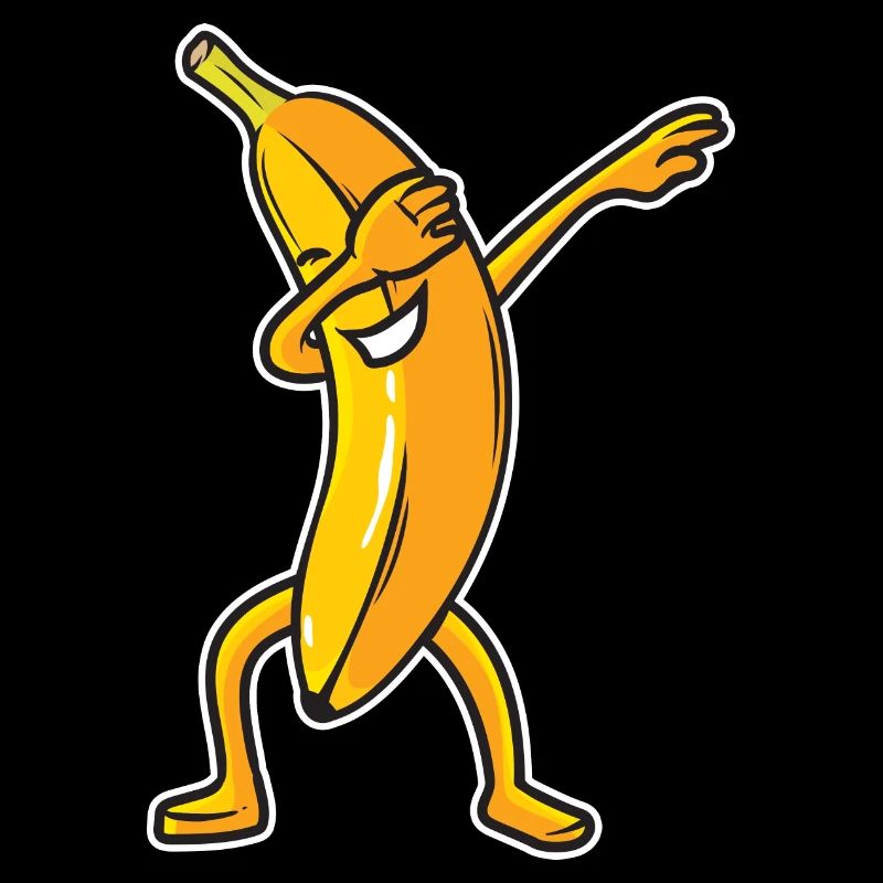 Dabbing Banane Dab Lustige Früchte