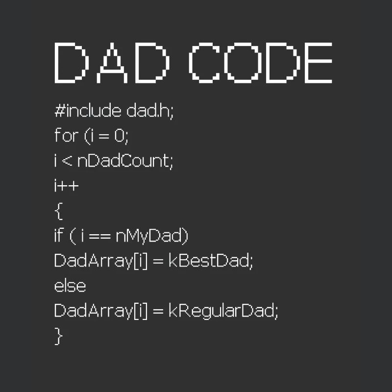 Dad Code - Programmierer Shirt Geschenk