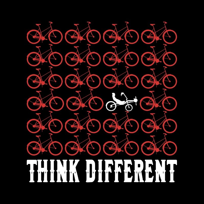 Think Different - Bicycle Saying