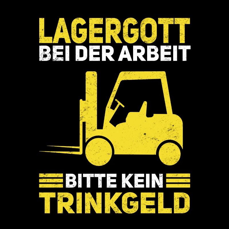 Staplerfahrer Lagergott Gabelstaplerfahrer