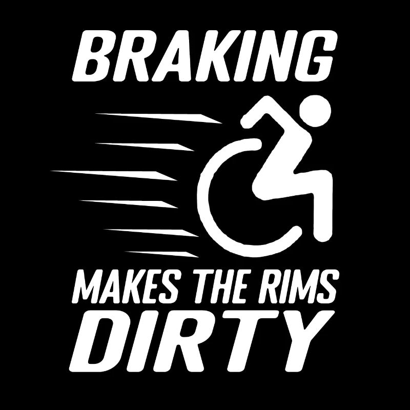 Funny wheelchair driver disabled people