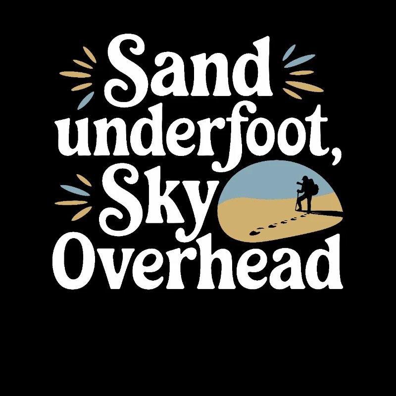 Desert wanderers, rugged trails and dry