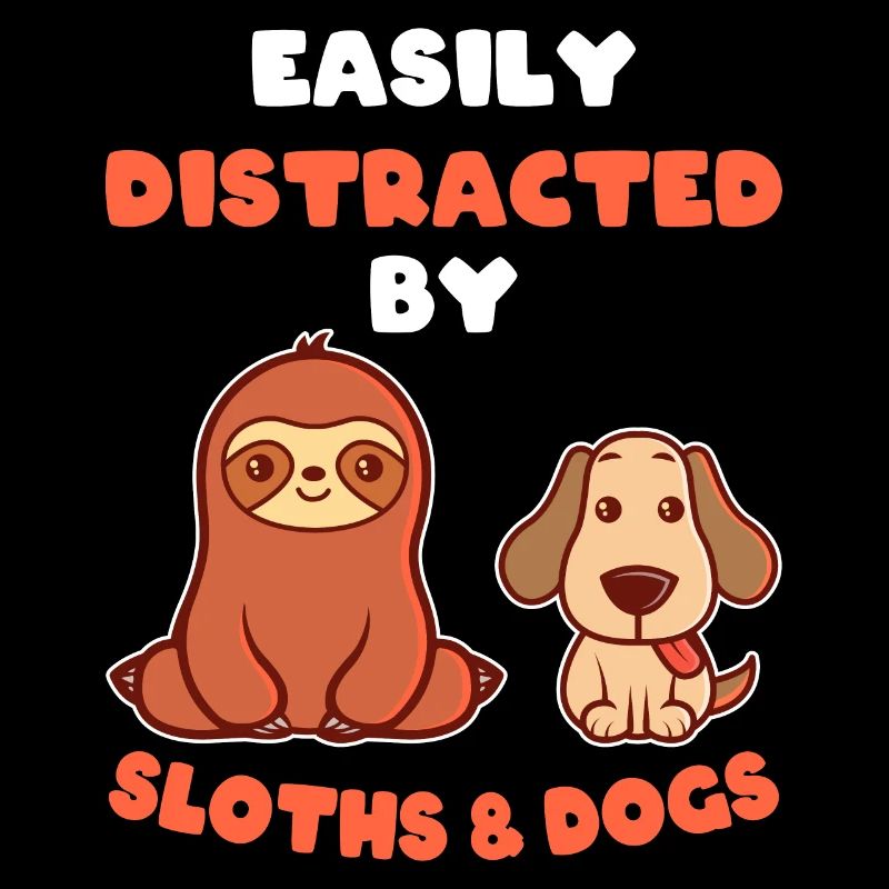 Faultiere und Hunde
