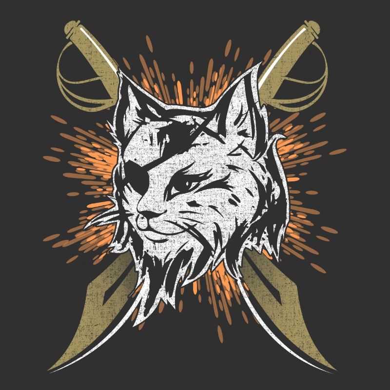 Cache-œil de chat de pirate