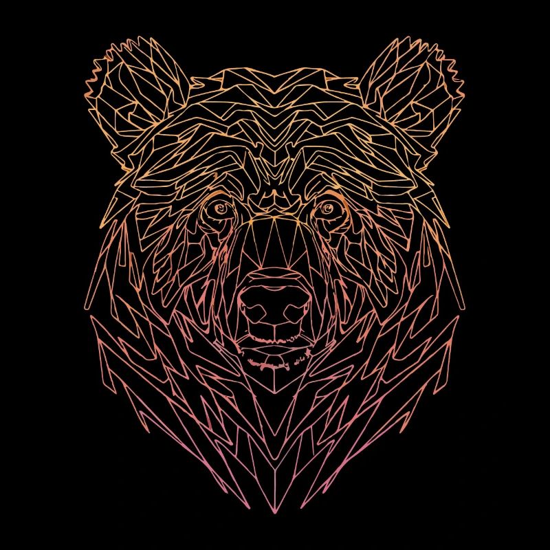 Bear Line Art
