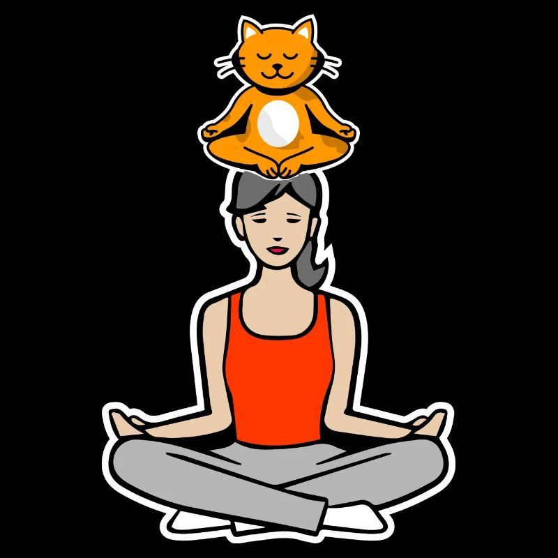 Yoga avec le chat