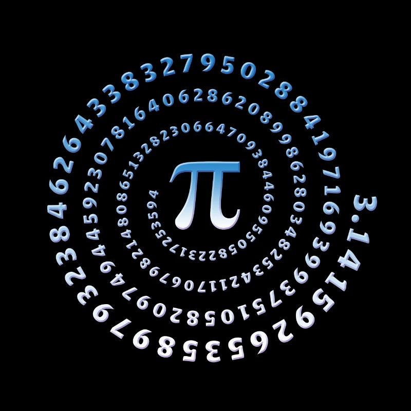 Pi Symbol, Spirale, Mathe