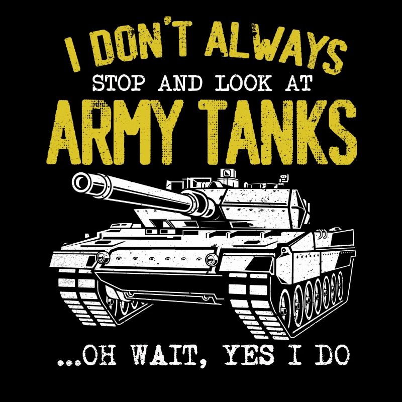 Je ne m’arrête pas toujours pour regarder les chars de l’armée
