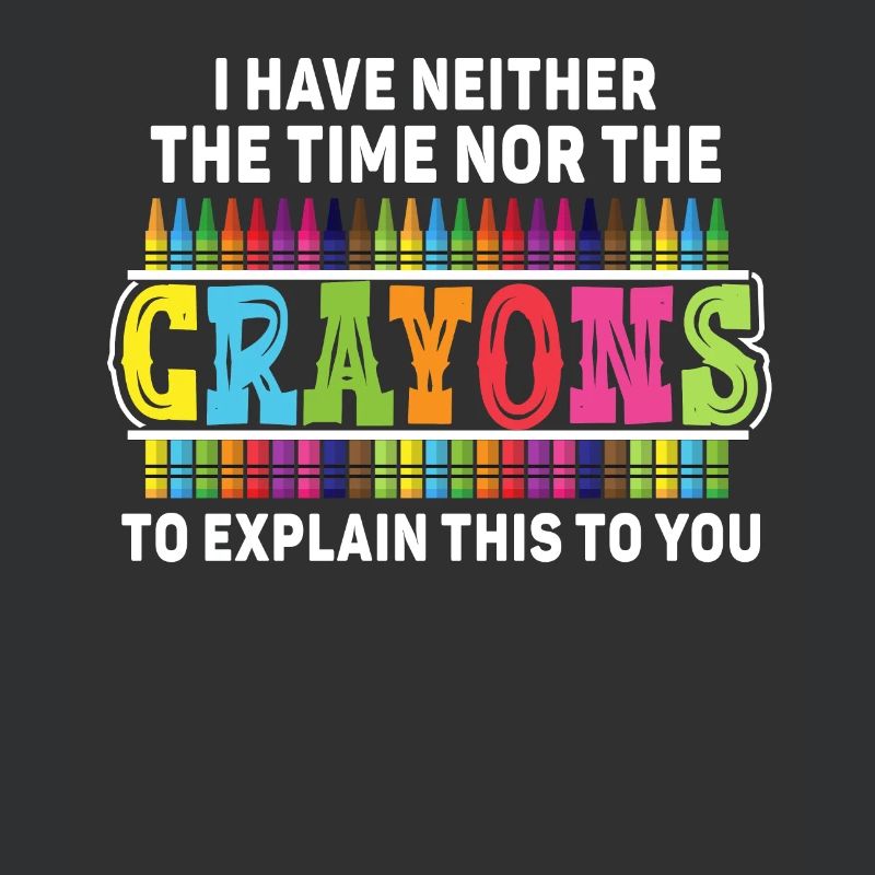 Ich habe nicht die Zeit oder die Buntstifte