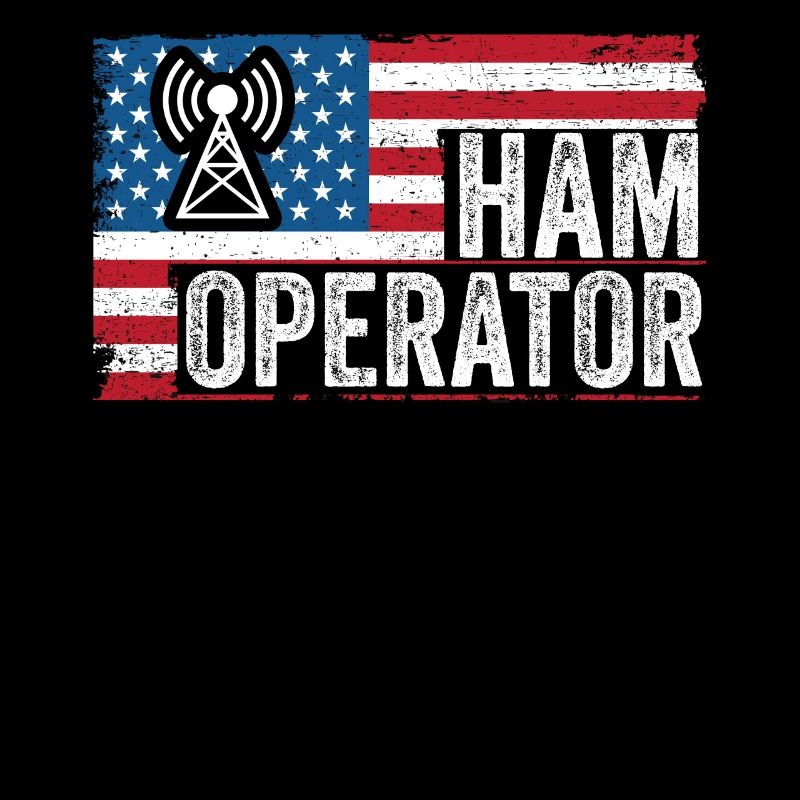 Opérateur de jambon Drapeau américain