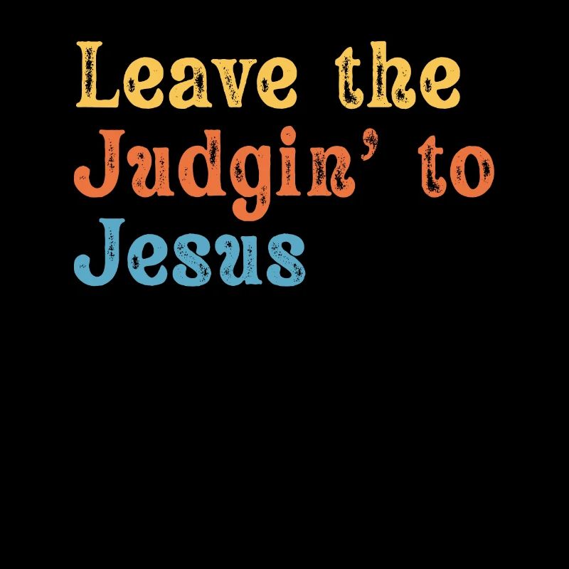 Überlassen Sie das Urteil Jesus