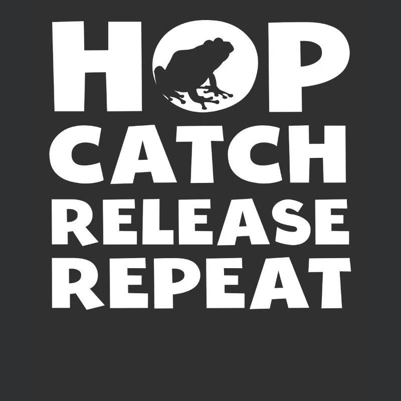 Hop Catch Release Repeat Frog Humor
