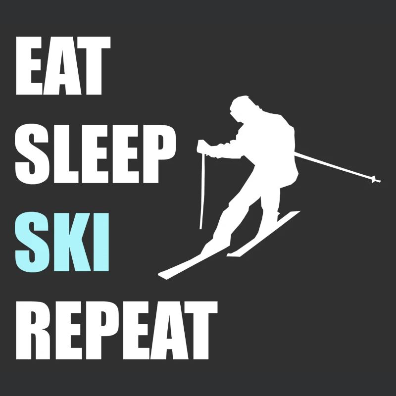 Manger dormir Ski Répéter