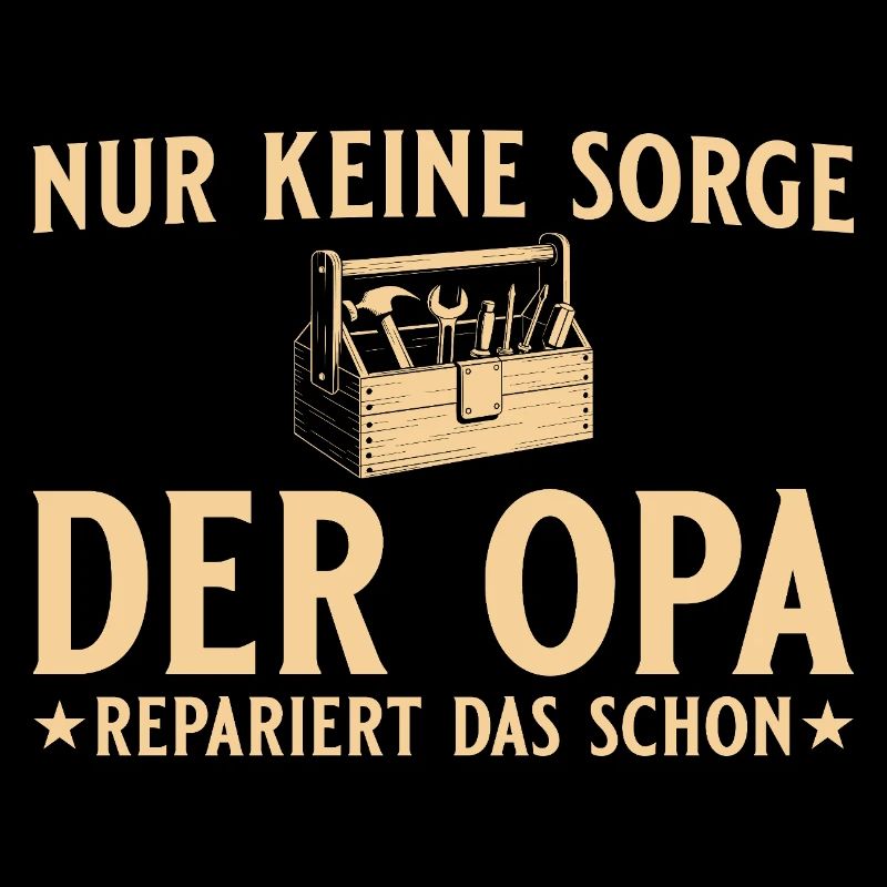 Der Opa repariert das schon Handwerker