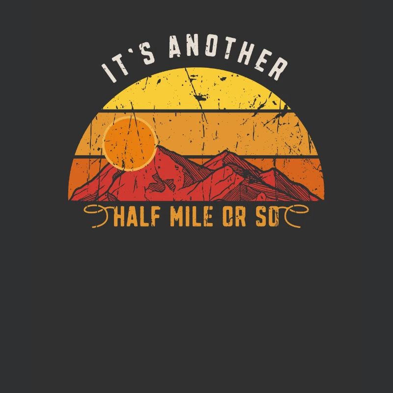 Es ist noch eine halbe Meile oder so - Track Marathon Run