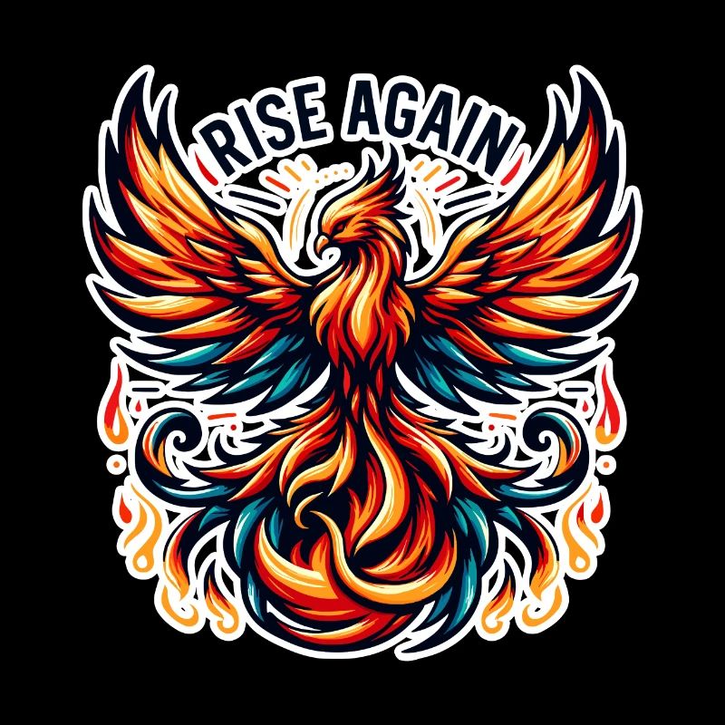 Rise Again - Phönix Illustration